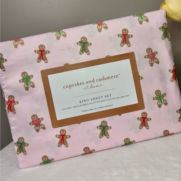 🎄 NEW!! Cupcakes and Cashmere gingerbread King sheet set - Picture 3 of 8